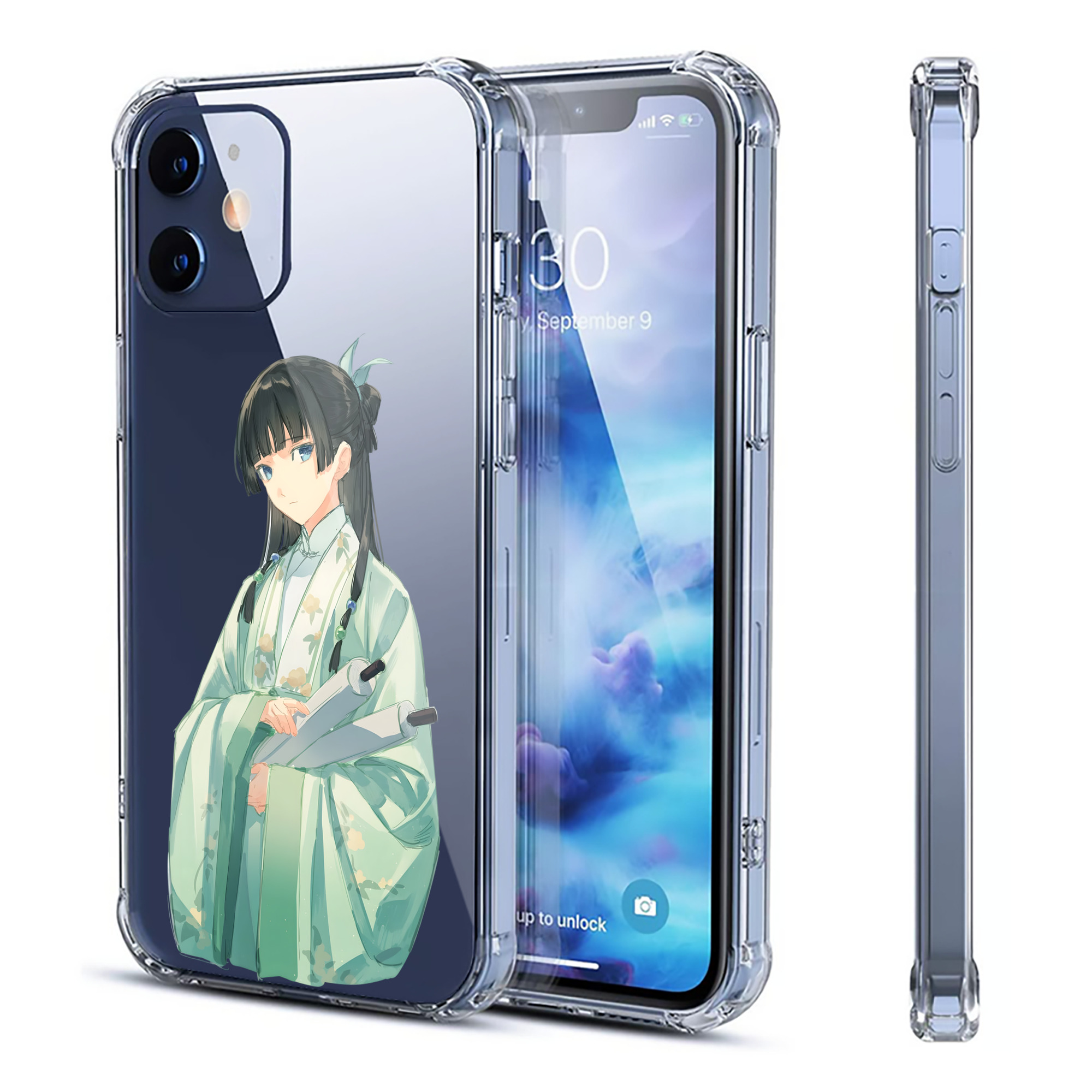 （画像用） 薬屋のひとりごと The Apothecary Diaries 【iPhone 12シリーズ対応】透明スマホケース（クリアソフトケース）